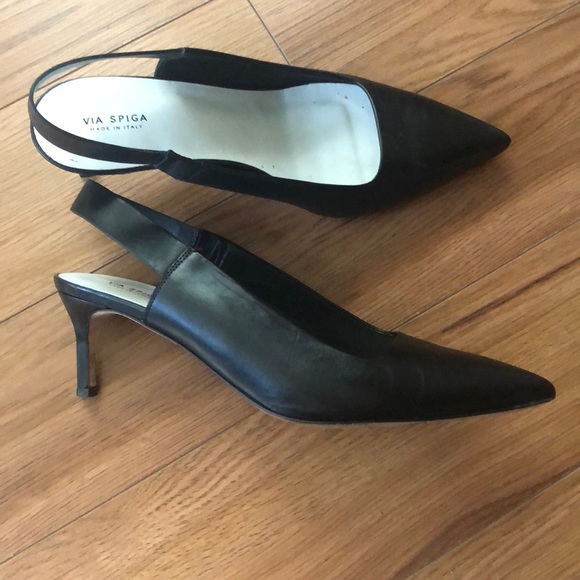 Via Spiga leather slingbacks - Picture 3 of 4